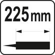 Pistol pentru silicon 225 mm Yato YT-6750 2