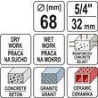 Carota diamantata pentru beton 68mm Yato YT-60374 3