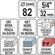 Carota cu diamanat 5/4 