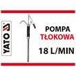 Pompa manuala de ulei 16-18l/min, al Yato YT-0712 1