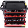 Dulap cu scule profesional 6 sertare echipat complet cu 177 piese Yato YT-5530 12