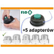 Cap trimmer fir nylon + 4 adaptoare 2 - 2.4 mm Flo 79550 3
