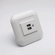 Priza Ovivo Loft 2xUSB Alb 2