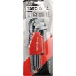 Set chei imbus 9 buc 1.5 - 10 mm Yato YT-0500 1