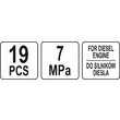 Kit manometru compresie diesel Yato YT-73072 5