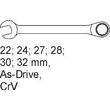 Trusa chei combinate 22 - 32 mm pentru dulap Yato YT-5532 1