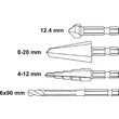 Set 4 burghie in trepte Yato YT-44705 5