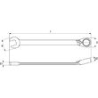 Cheie combinata si inelara cu clichet 24 mm Yato YT-1667 1