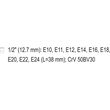 Set 9 chei tubulare e10 - e24 CR-V Yato YT-0521 5