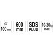 Malaxor SDS+ 100 x 600mm Yato YT-5501 2