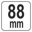 Lama semirotunda HSS 88 mm pentru 82220 Yato YT-34680 5