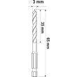Burghiu pentru lemn cu prindere hex 3mm Yato YT-33860 5
