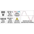 Invertor tensiune 800w Yato YT-81491 5