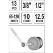Set chei tub.pt filtru ulei 13 buc Yato YT-0594 4