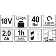 Autofiletanta cu acumulator, 18v, 40 Nm Yato YT-82780 5