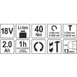 Autofiletanta percutie cu acumulator li-ion, 18v, 40 Nm Yato YT-82786 5