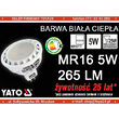 Bec led 5W 265LM, MR 1 Yato YT-81862 5