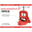 Menghina rotativa pentru tevi 110 mm Yato YT-6513 1