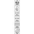 Carotă diamantată plăci ceramice 16mm Yato YT-60427 3