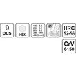 Set chei imbus 9 buc 1.5 - 10 mm Yato YT-0505 2