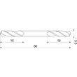Burghiu dublu metal 5.5mm Yato YT-40018 3