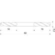 Burghiu dublu metal 5.2mm Yato YT-40017 3