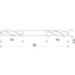 Burghiu dublu metal 5.0mm Yato YT-40016 3