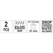 Set 2 prese pentru arcuri 82 x 355 mm Yato YT-2547 3