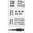 Cleste pentru piulite nituibile M5 - M12 Yato YT-3612 5