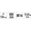 Malaxor triplu M14 120 x 600mm Yato YT-5507 2