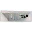 Lame rezerva cutter 61 x 33 x 0,5 mm, 10buc Yato YT-7527 1