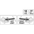 Set separatoare pentru etriere frana 18 buc Yato YT-0682 2