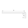 Set chei imbus 10 buc 3 - 17 mm Yato YT-0519 1