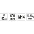 Malaxor triplu M14 160 x 600mm Yato YT-5508 2