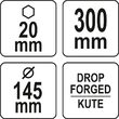 Extractor intern pentru arcuri, 300 mm Yato YT-25472 3
