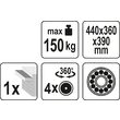 Taburet pentru atelier cu roti Yato YT-08791 5