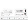 Set 5 extractoare pentru articulatii sferice Yato YT-0616 1