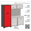 Dulap pentru atelier cu 2 usi si 3 polite interioare Yato YT-08931 5