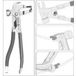 Cleste pentru plumb echilibrat roti Yato YT-0643 2
