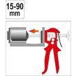 Presa pentru etrier 15 - 90 mm Yato YT-0604 2