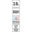 Cană termos cromată 2 L Yato YG-07027 3
