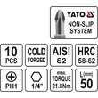 Trusa bit 10 buc PH1x50 Yato YT-0477 2