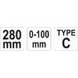 Cleste autoblocant cu clema tip 