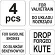 Set 4 piese blocare distributie Yato YT-06012 3