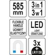 Kit de recuperare cu cap magnetic si led Yato YT-06613 6