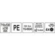 Cărucior container termoiz 710 x 530 x 230 mm Yato YG-09246 6
