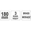 Perie sarma cu 3 randuri de 180 mm Yato YT-6343 2