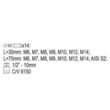 Set imbus ribe 15 piese Yato YT-0419 2