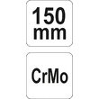 Cleste autoblocant cu varf ascutit 150 mm Yato YT-2459 2