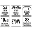 Mașină pentru vidat 260 mm Yato YG-09303 10